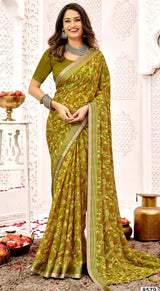 Krishnaleela Piya Re Fancy Print Saree – Set of 8 Pcs -M.R. Saree Emporium