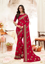 Krishnaleela Classic Fancy Print Saree – Set of 8 Pcs -M.R. Saree Emporium