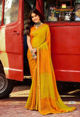Krishnaleela Tutti Frutti Fancy Saree with Trendy Look – 8 Pcs Set-M.R. Saree Emporium