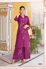 Kaya Indrani Rayon Printed Kurti Set with Matching Bottom (4 Designs) – M.R. Saree Emporium