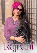 Wooglee RajRani Design 6 Viscose Weaving Suit Set with Thread & Handwork Dupatta -M.R. Saree Emporium
