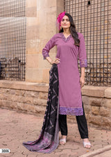 Wooglee RajRani Design 6 Viscose Weaving Suit Set with Thread & Handwork Dupatta -M.R. Saree Emporium