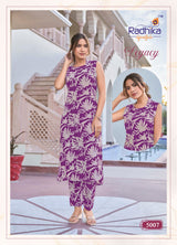 Aanchi Legacy Vol 5 Heavy Reyon Print Cord Set – Premium Plus Size Collection-M.R. Saree Emporium