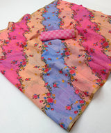 RajYog Lisha Linen Cotton Saree with Zari Border