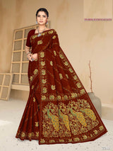 Madhubani Cotton Printed Saree Set – 08 Pcs -Pure Cotton Sarees - M.R. Saree Emporium