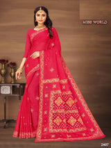 Miss World Pure Cotton Print Saree Set of 8 – M.R. Saree Emporium