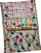 Kazari Series Mul Cotton Printed Saree with Zari Border 6 Pcs Set