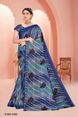 Natasha Printed Saree Collection – 8 Pcs Set-Women Daily & Office Wear Sarees – M.R. Saree Emporium