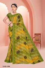 Natasha Printed Saree Collection – 8 Pcs Set-Women Daily & Office Wear Sarees – M.R. Saree Emporium