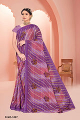 Natasha Printed Saree Collection – 8 Pcs Set-Women Daily & Office Wear Sarees – M.R. Saree Emporium