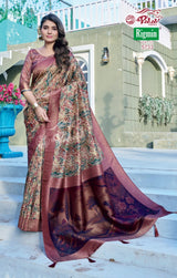 Palav Fabrics Rigmin Vol-57 Silk Digital Fancy Print Saree Set – 12 Pcs -M.R. Saree Emporium