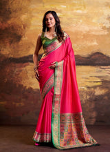 RajPath Fabrics Vrindavan Silk Vol-02 Patola Silk Saree - 6 Pcs Set