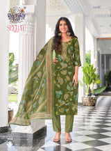 RADHIKA Lifestyle Seerat Vol 14 Heavy Rayon 8 Pcs Set