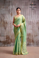RajPath Fabrics Juhi Tissue Silk Saree Collection - 6 Pcs Set