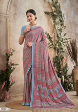 Ruchi Saree Vedanta Silk Vol 36 Silk Crepe Saree - 12 Pcs Set