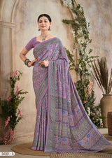 Ruchi Saree Vedanta Silk Vol 36 Silk Crepe Saree - 12 Pcs Set