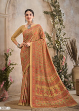 Ruchi Saree Vedanta Silk Vol 36 Silk Crepe Saree - 12 Pcs Set
