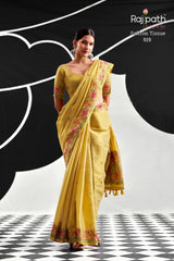 Premium Tissue Silk Saree for Women - Soft & Elegant Fabric