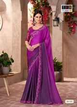 TFH Sandalwood-15 Designer Party Wear Saree with Fancy Designer Blouse
