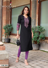 Wooglee Salonee Vol-9 Heavy Rayon Kurti 6 PCS Set– M.R. Saree Emporium