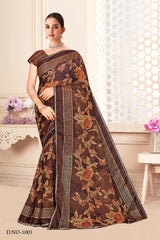 Satnam Printed Saree Collection – 8 Pcs Set-Women Daily & Office Wear Sarees – M.R. Saree Emporium