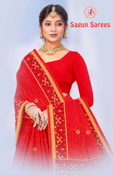 Shagun Payal Pure Cotton Printed Saree – 8 Pcs Set-M.R. Saree Emporium