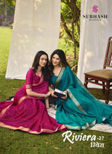 Subhash Riviera-27 Chiffon Saree Collection – 12 Pcs Set Festive Wear-M.R. Saree Emporium