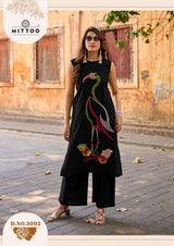 Mittoo Udaan Dhabu Cotton Kurti Pant Set 6 Pcs Wholesale