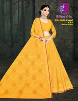 B. Vijay & Co. Zill Mill Pastel Cotton Saree Collection - 8 Pcs Set