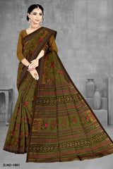 Fancy Printed Cotton Saree – Zara Cotton-M.R. Saree Emporium