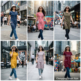 D.No 4014 Cotton Hosiery Long T-Shirt Top