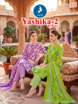 Kaya Yashika-2 Cotton Print 3 Piece Suit Collection - 6 PCS - M.R. Saree Emporium