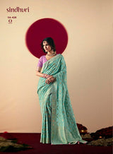 Kimora Devika Silk Pure Viscose Dola Silk Zari Weaving Saree - 6 Pcs Set