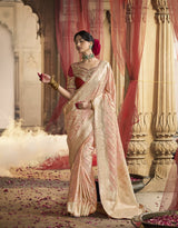 Kira Kaya Satin Designer Saree 4 Pcs Set