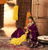 Kira Kiki Pure Silk Saree - Designer Wedding Wear Saree with Embroidered Blouse - M.R. Saree Emporium