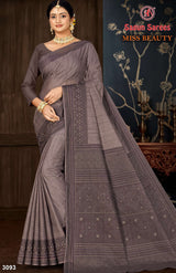Miss Beauty Women's Cotton Woven Saree