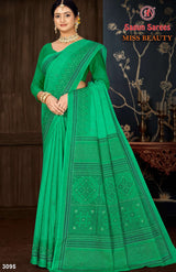 Miss Beauty Women's Cotton Woven Saree