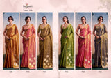 RajPath Fabrics Anvika Tissue Silk Saree with Designer Blouse - Party & Festive Wear