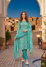 Monsoon Vol 1 Kurti Pant Dupatta Set 8 Pcs Set