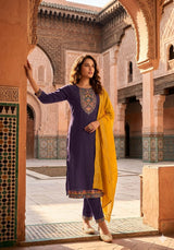 Monsoon Vol 2 Vetikan Silk Kurti Set 6 Pcs