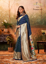 RajPath Pavitra Paithani Silk Saree Zari Weaving Set