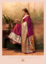 RajPath Pavitra Paithani Silk Saree Zari Weaving Set