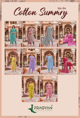Pragyan Cotton Summry Vol 4 - Women 3PC Suit Set Daily Wear