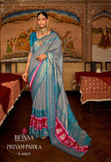 Priyam Patola Pure Silk Designer Patola Saree - Traditional Wedding & Festive Wear