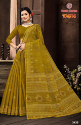 Ragini Women's Cotton Woven Saree