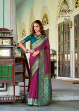 RajPath Chandan Silk Pure Soft Silk Saree 8 Pcs