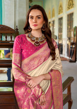 RajPath Chandan Silk Pure Soft Silk Saree 8 Pcs