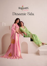 RajPath Dinamic Silk Saree Wholesale 6 Pcs Set
