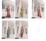 RajPath Koper Silk Kuraa Silk Designer Saree - 5 Pcs Wholesale Set