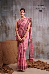 RajPath Kumud Modal Cotton Saree Set - 6 Pcs Designer Soft Cotton Collection